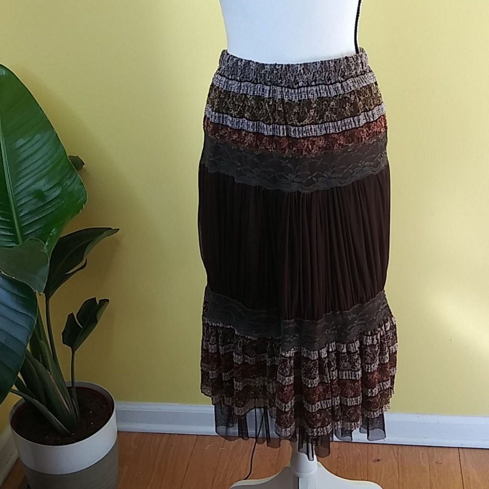 Codigo Brown Skirt Size S